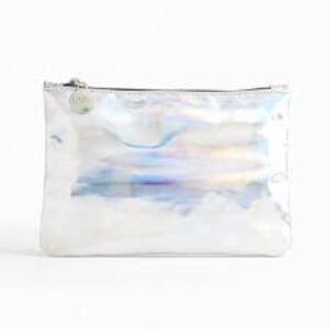 Iridescent Silver Pouch